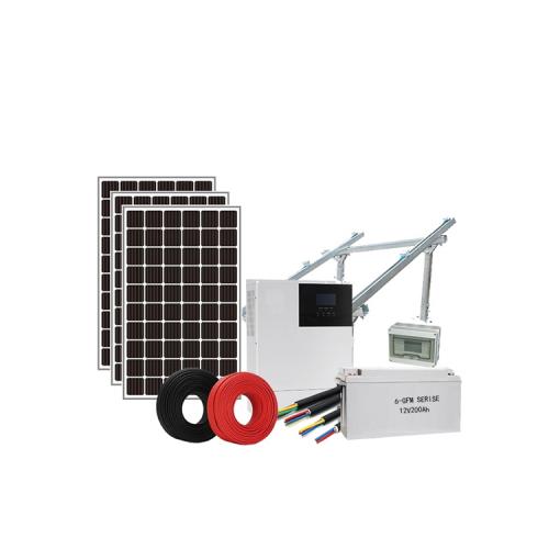 If the load consists only of essential appliances such as lighting, refrigerator, and router (consuming 1 kWh per day), is a 1kW or 2kW photovoltaic panel more suitable?