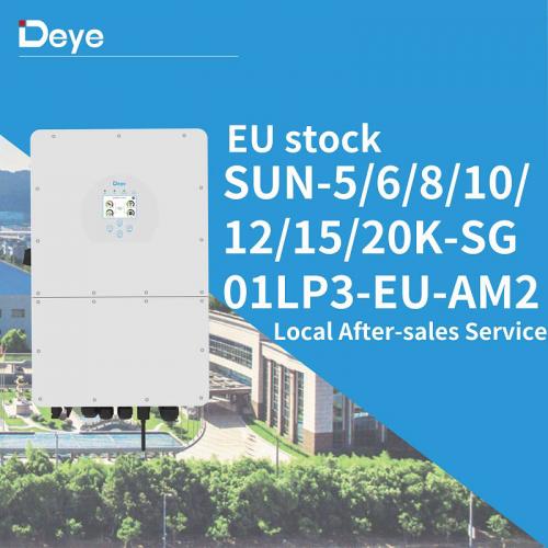 Battery Supported Three Phase Deye Hybrid Solar Inverter